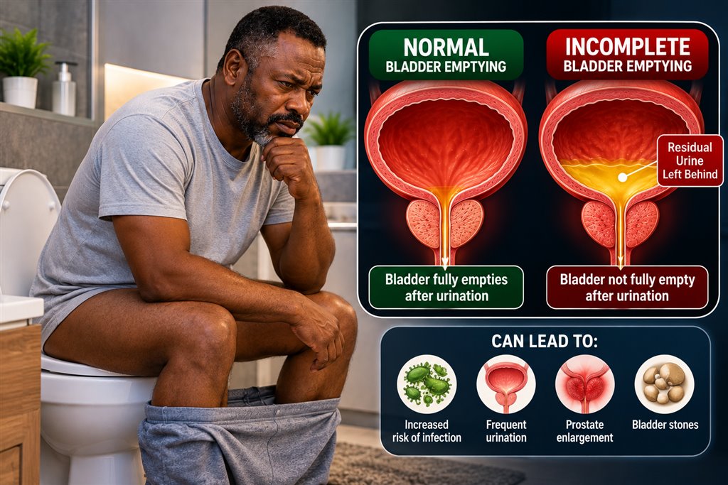 Incomplete Bladder Emptying Medical Comparison